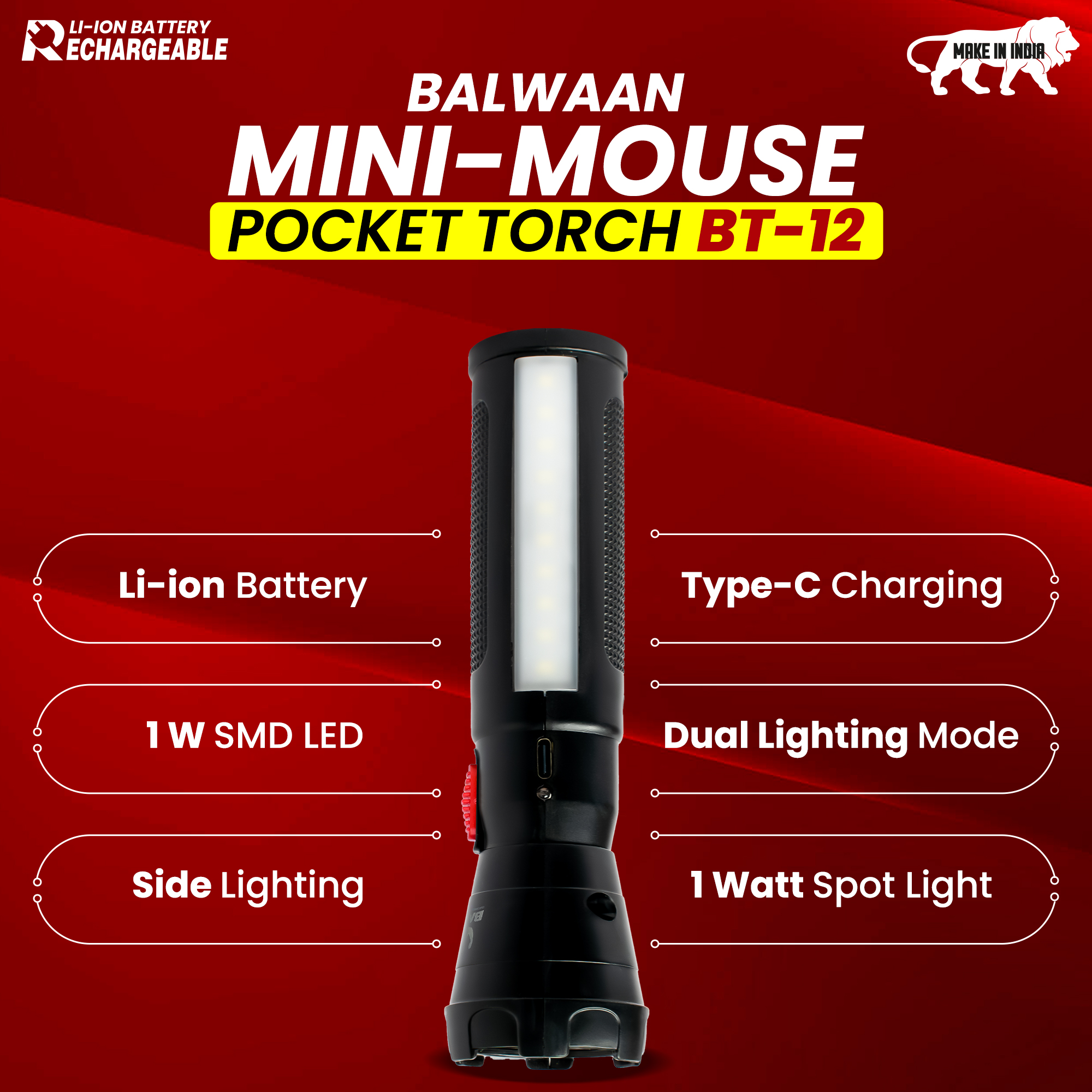 balwaan-mini-mouse-pocket-torch-light-bt-12